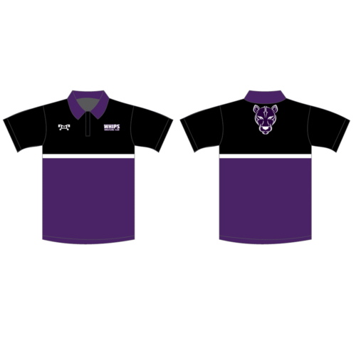 Whips Wrestling Club Custom Polo Shirt