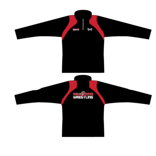 Wildcat Wrestling Club Red Quarter Zip
