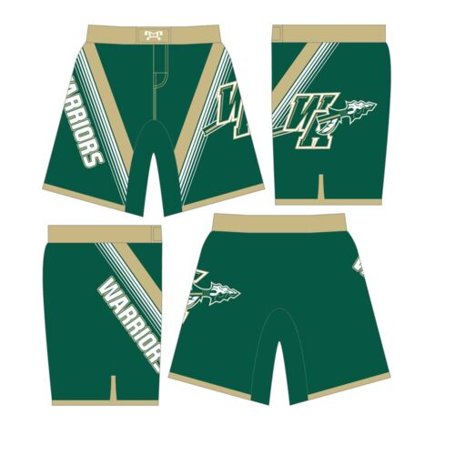 Wyoming Area Custom Fight Shorts