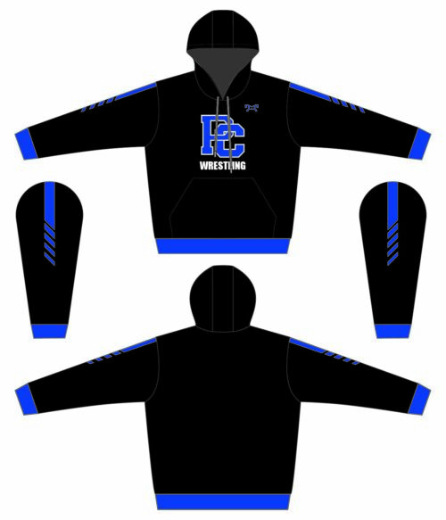 Peninsula Catholic Custom BLACK Sublimated Hoodie