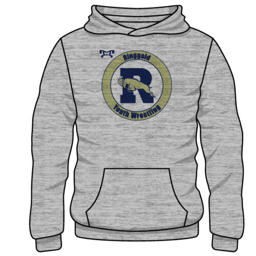 Ringgold Wrestling  Custom Sublimated Decal Grey Hoodie