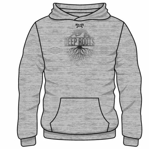 Deep Roots Wrestling Club Custom Sublimated Decal Grey Hoodie