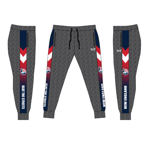 BTS New England Gear Custom Joggers   (Heathered fabric may vary in color & texture)