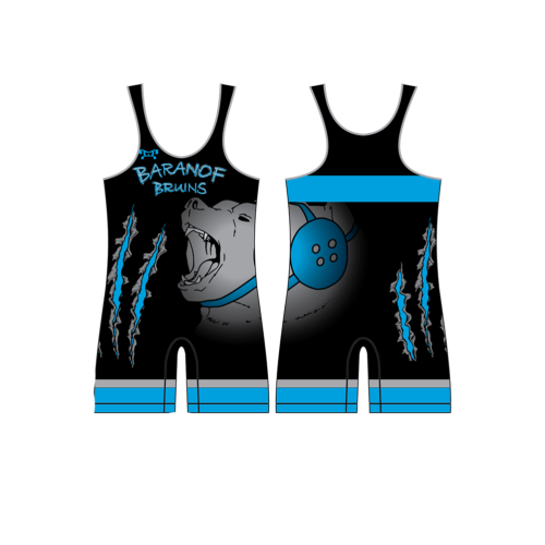 Baranof Bruins WC Men's blue Singlet
