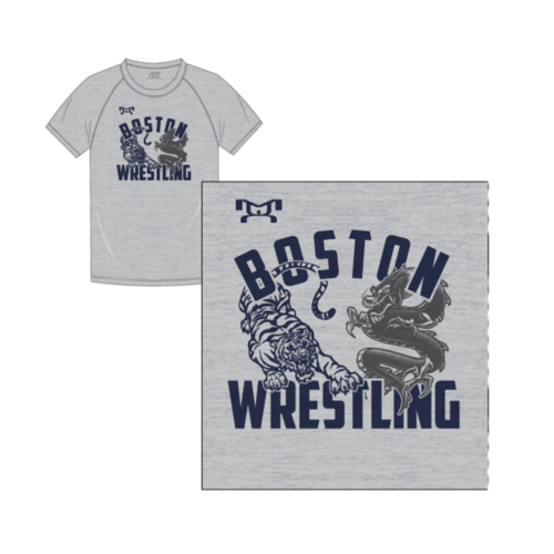 Boston Wrestling Sublimated Decal T-Shirt