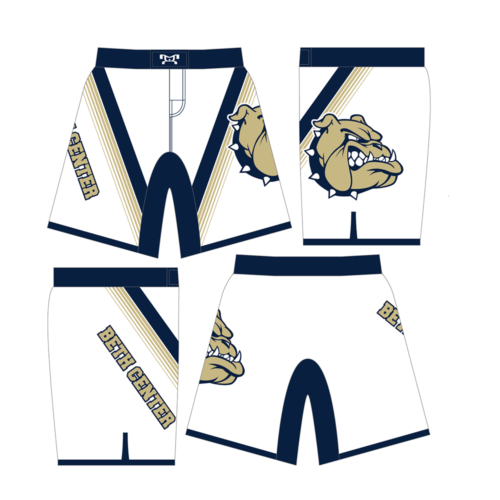 Beth Center Youth White Fight Short