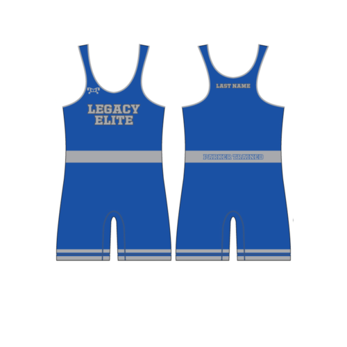 Legacy Elite WC Custom Blue Singlet