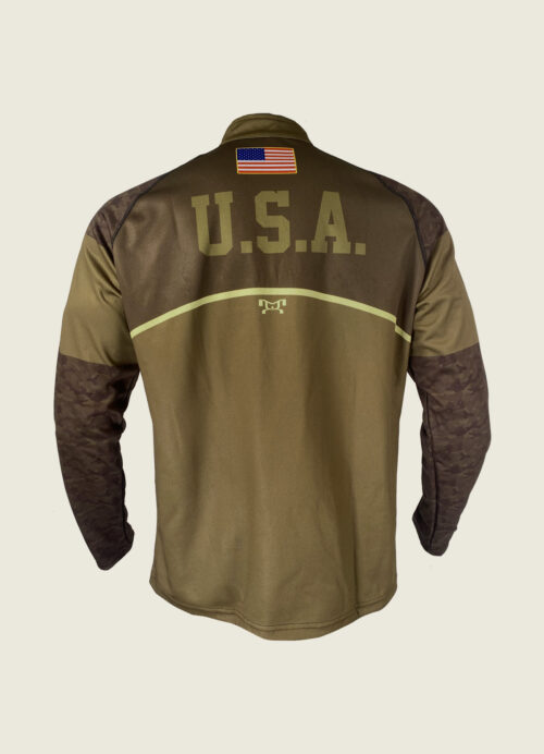Salute To Service Olive Intrepid 1/4 Zip - Image 2