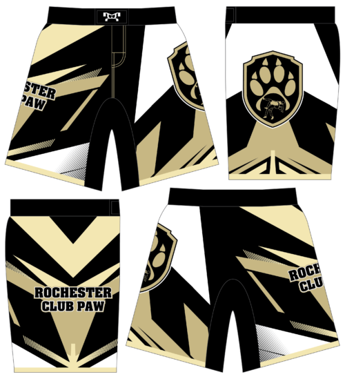 Rochester PAW Custom Fight Shorts
