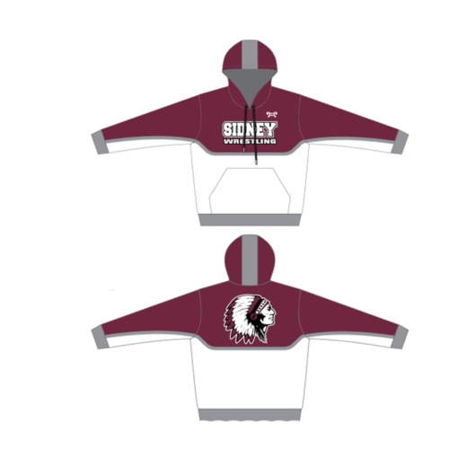 Sidney Youth Wrestling Sublimated Hoodie