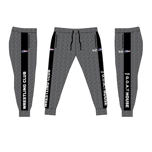 The G.O.A.T. House Custom Joggers  (Heather fabric may vary in color & texture)