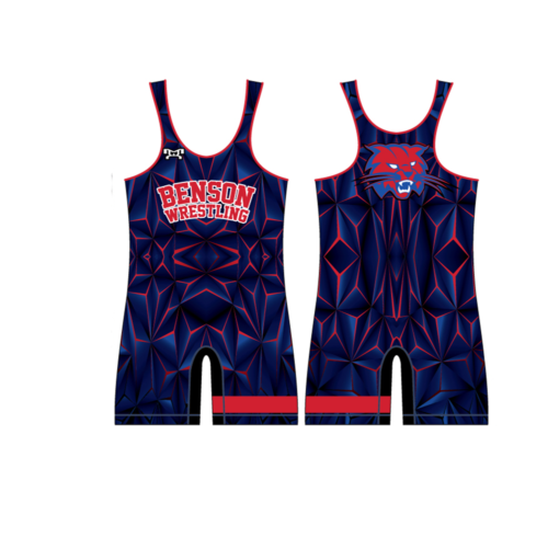 Benson High School Custom Blue Men's Singlet