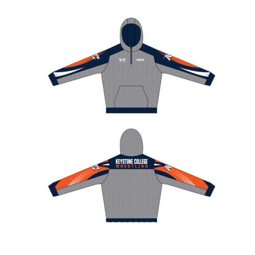 Keystone College Custom Quarter Zip Hoodie