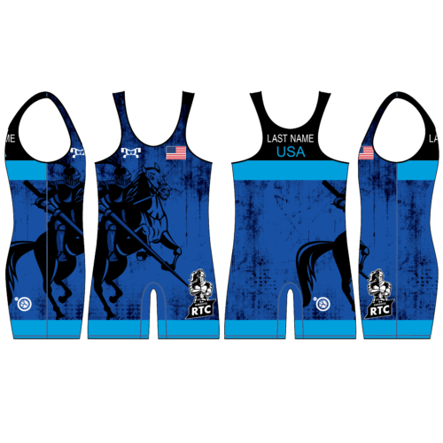 Knights RTC BLUE  PATTERN Custom Men's Singlet 2024