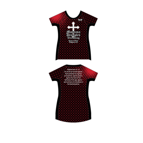 Montana Disciples Womens Custom Short Sleeve Compression Shirt