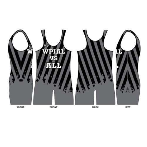 WPIAL Wrestling Custom Grey Men's Singlet