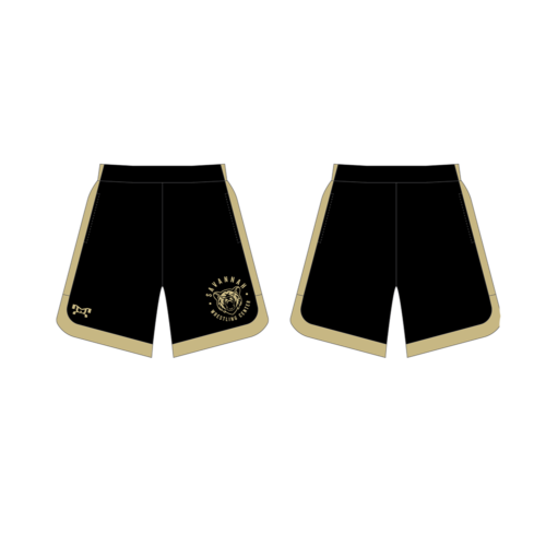 Savannah Wrestling  Custom Curve Sided Mesh Shorts
