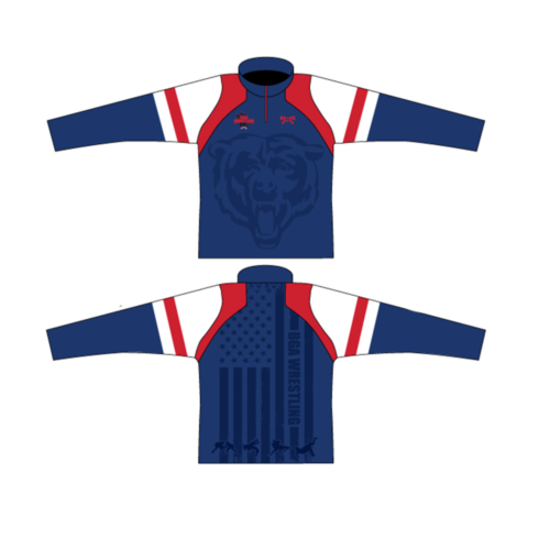 BGA Wrestling Custom Quarter Zip