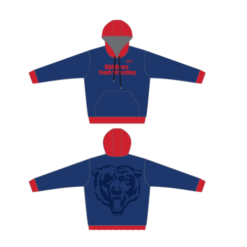 BGA Wrestling Sublimated Custom Hoodie