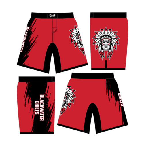 Blackwater Chiefs Custom Fight Shorts