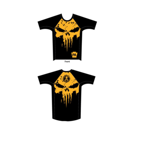 Old School Athletics Black Skull Men's Compression Shirt