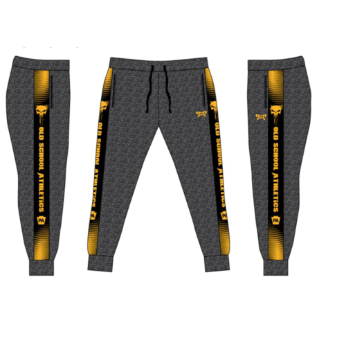 Old School Athletics  Custom Joggers  (Heathered fabric may vary in color & texture)