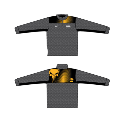 Old School Athletics Heathered Quarter Zip  (Heathered fabric may vary in color & texture)