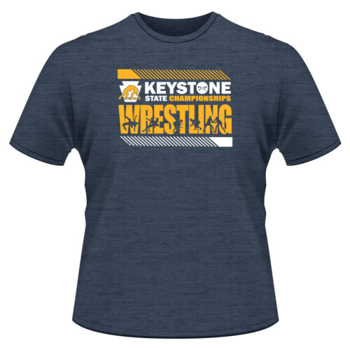 KEYSTONE STATE CHAMPS Wrestling blue frost  Custom Heatpress T shirt