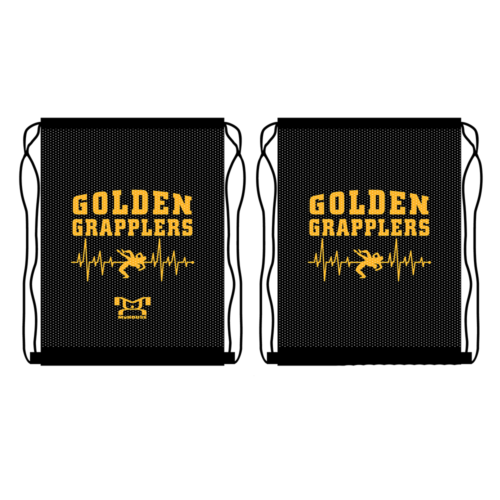 Knik Golden Grapplers Custom Skull Sack Pack