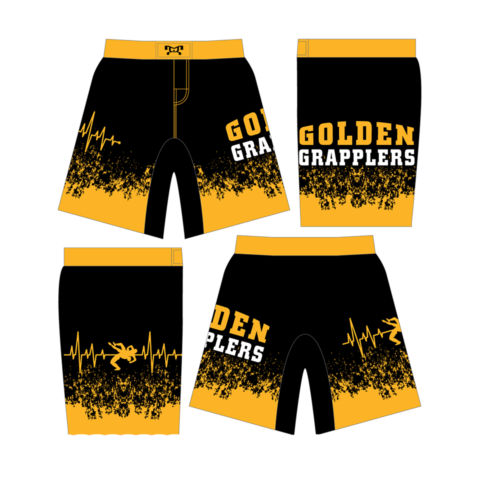 Knik Golden Grapplers Custom Fight Short