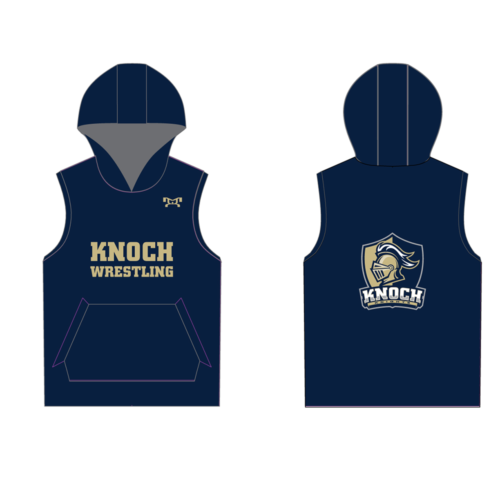 Knoch Wrestling Sleeveless Sublimated Hoodie