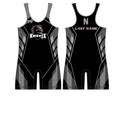 Northview Wrestling Club Black Custom Singlet W Name
