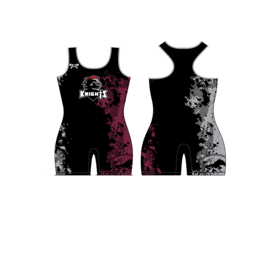 Northview Wrestling Club Women's Black Custom Singlet