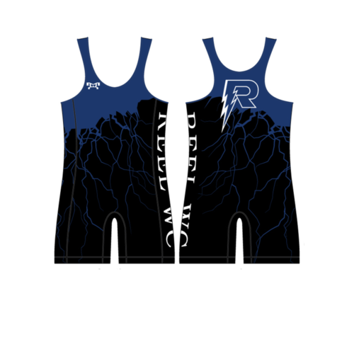 Reel Wrestling Club Men's Blue Singlet
