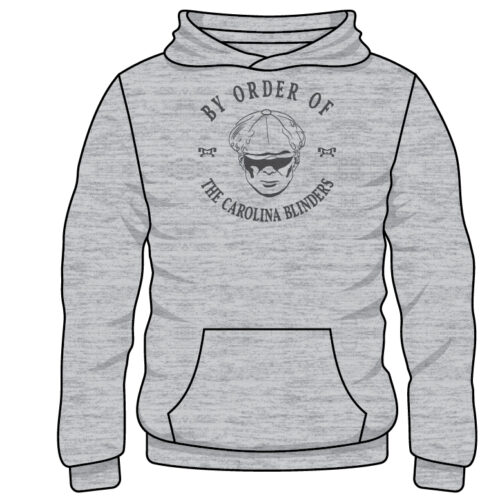 Carolina Blinders Custom Sublimated Decal Grey Hoodie