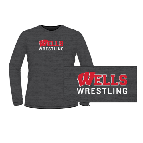 Wells Wrestling Custom Heatpress Long Sleeve