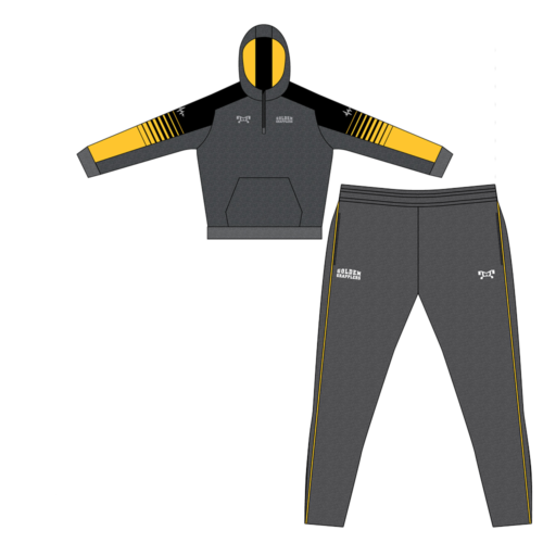 Knik Golden Grapplers QZ Hoodie & Tapered Pant Combo
