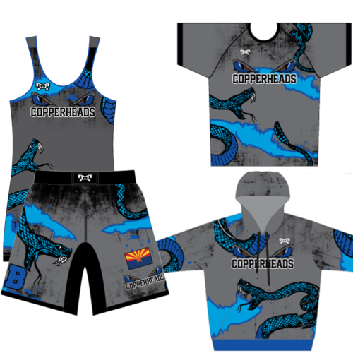 Bagdad Copperhead Wrestling Club Custom Gold Package