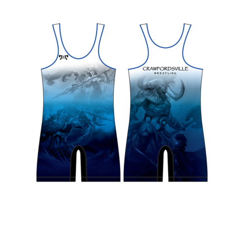 Crawfordsville Custom REQUIRED Blue Singlet