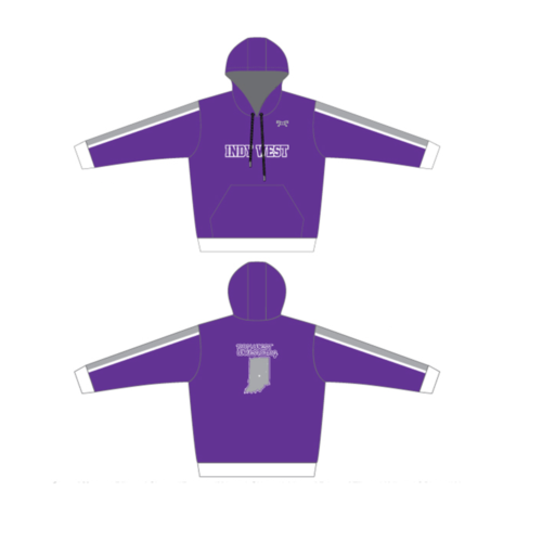 Indy West Wrestling Club Sublimated Hoodie
