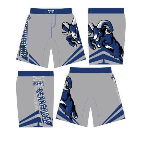 Kennebunk Wrestling Custom Fight Shorts