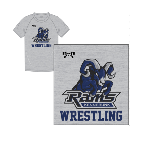 Kennebunk Wrestling Custom Sublimated Decal T-Shirt