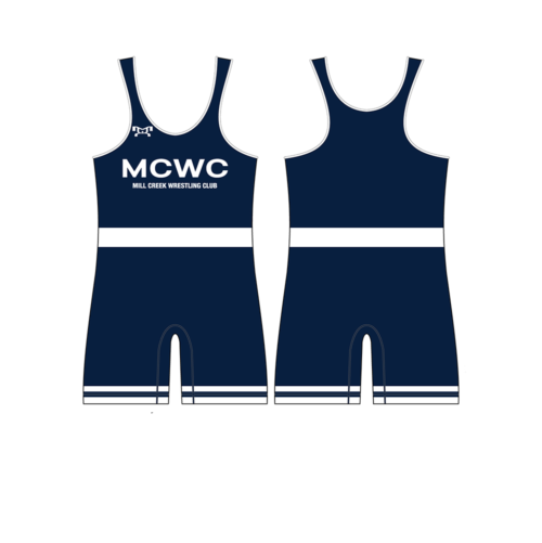 Mill Creek Wrestling Blue Custom Singlet