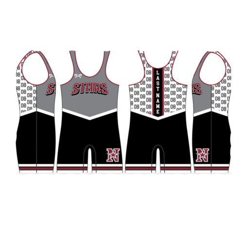 North High School Men's Black Singlet