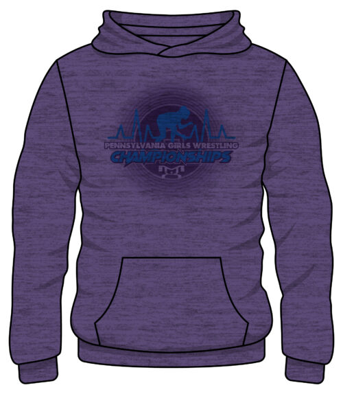 PA Womens championship Sublimated Decal Purple Hoodie RUNS SMALL PLEASE SIZE UP