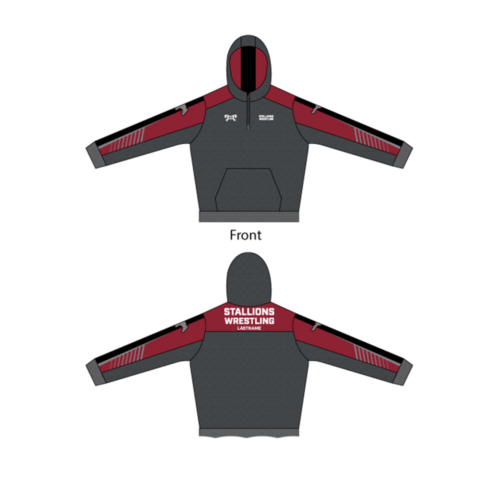 Stallions Youth Custom Quarter Zip Hoodie