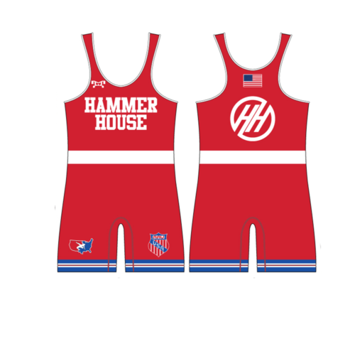 Team Hammer House Custom Red Men's Singlet