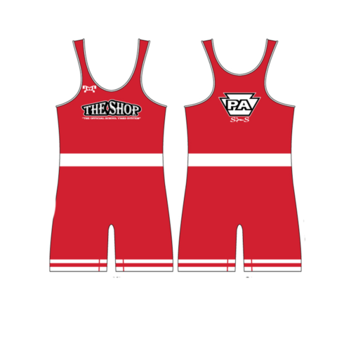 The Shop Custom Red Singlet