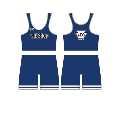 The Shop Custom Blue Singlet