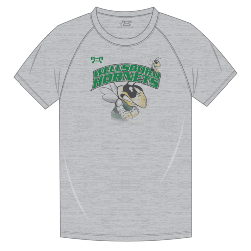 Wellsboro Hornets Custom Sublimated Decal T Shirt  2023 